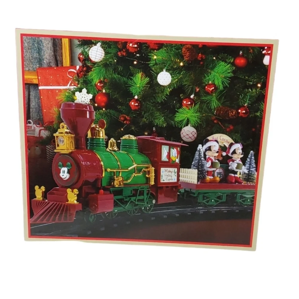 MIKEY MOUSE HOLIDAY EXPRESS CHRISTMAS 36‎ PIECES SERIES 3 TRAIN SET AGE 8+